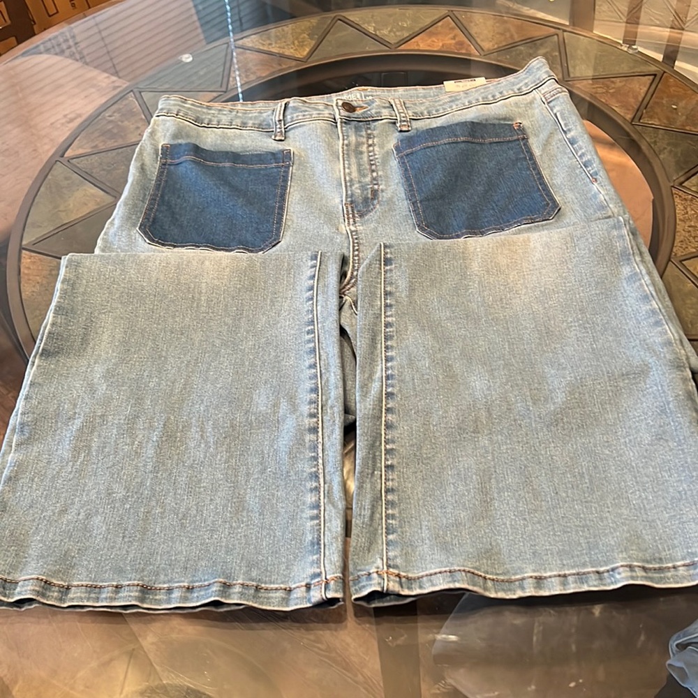 NWT high rise flare jeans